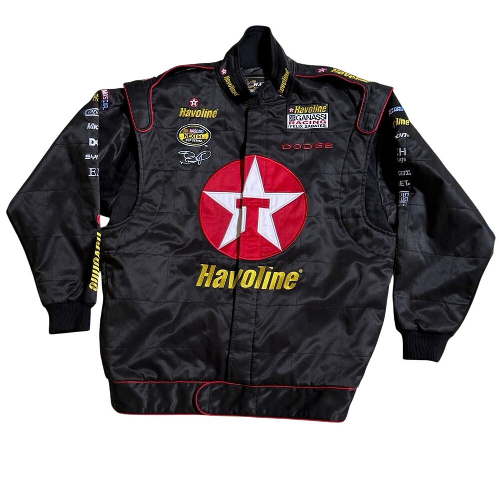 Chase Authentics Havoline NASCAR Dodge Racing Jacket XL Embroidered NWOT